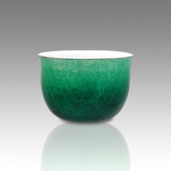 お猪口・尾張七宝×燕三条 緑「安藤七宝店オンラインショップ」