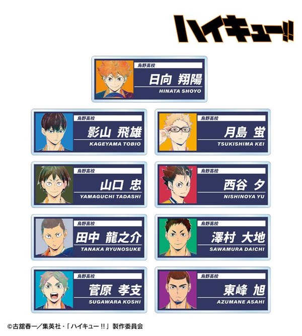 ハイキュー」日向、影山、菅原、澤村…烏野バレー部勢揃い！ 特大