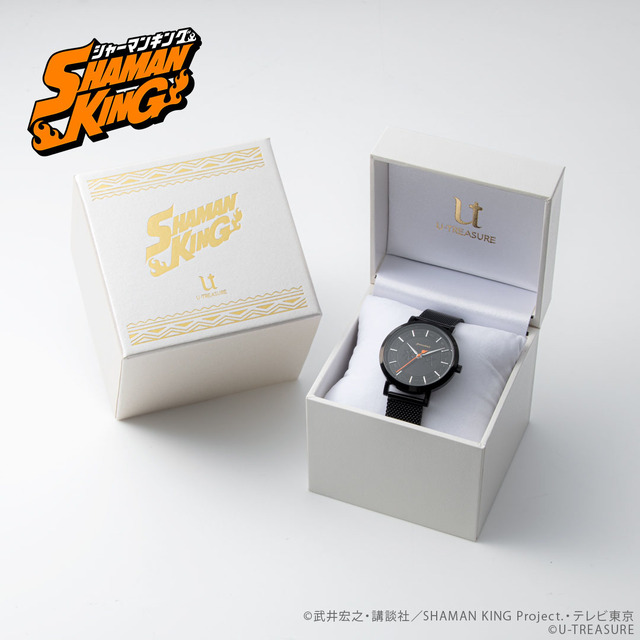 SHAMAN KING」麻倉家の家紋とハオの五芒星をあしらったコラボ腕時計が