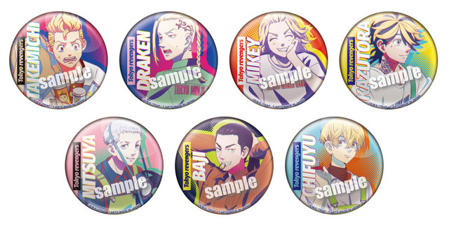 東リベ」ミニミニサイズのアクスタ、バイク整備姿の缶バッジ＆ラバマス