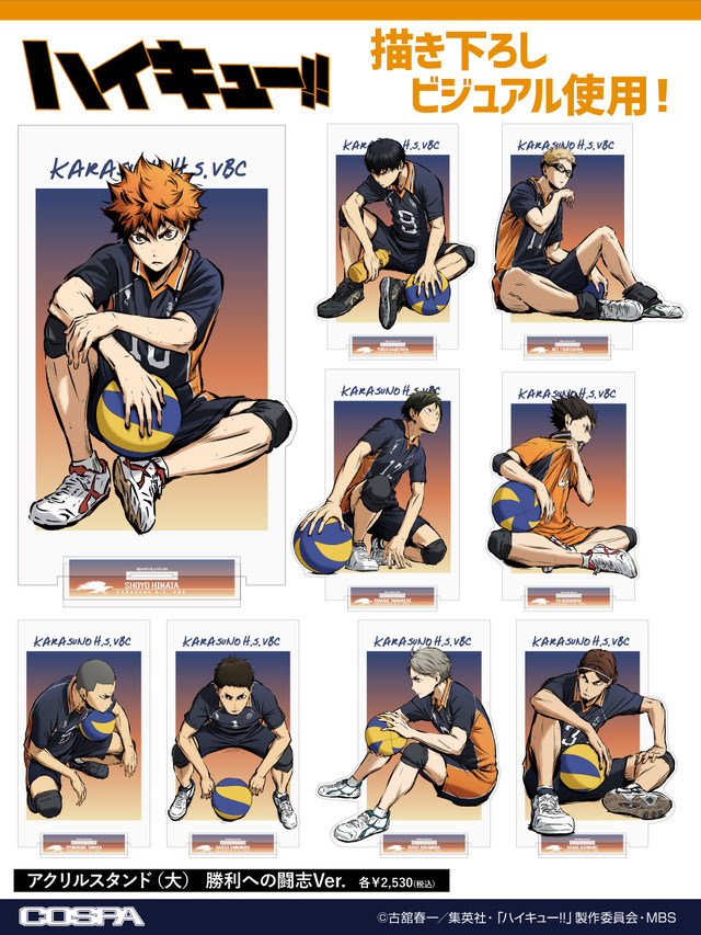 ハイキュー!!」日向、影山、月島ら烏野メンバーの真剣なまなざし… 闘志