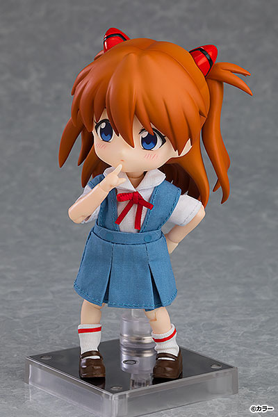 ヱヴァ」レイとアスカがねんどろいどどーる化！ 制服姿で自由な