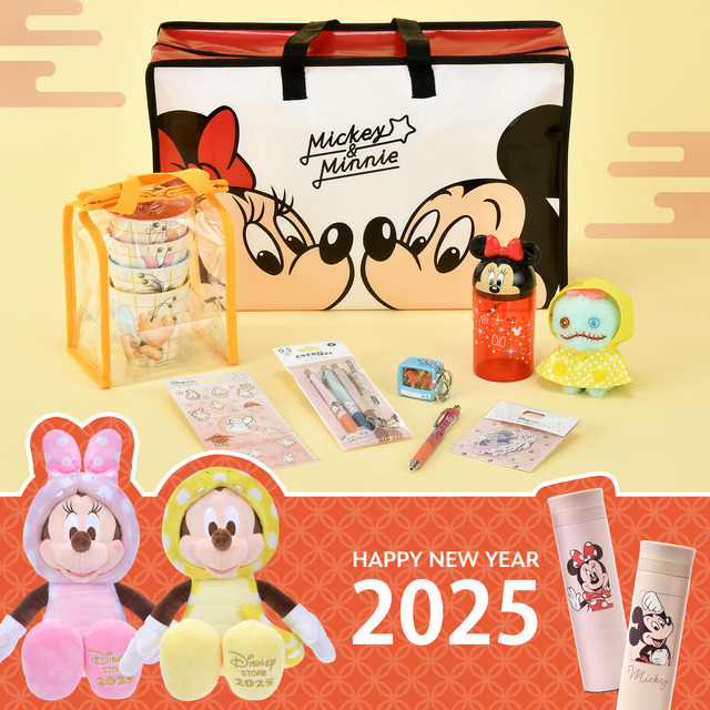 ディズニー」ミッキー＆ミニー、ベイマックスらと迎春♪ 和風な猫コス