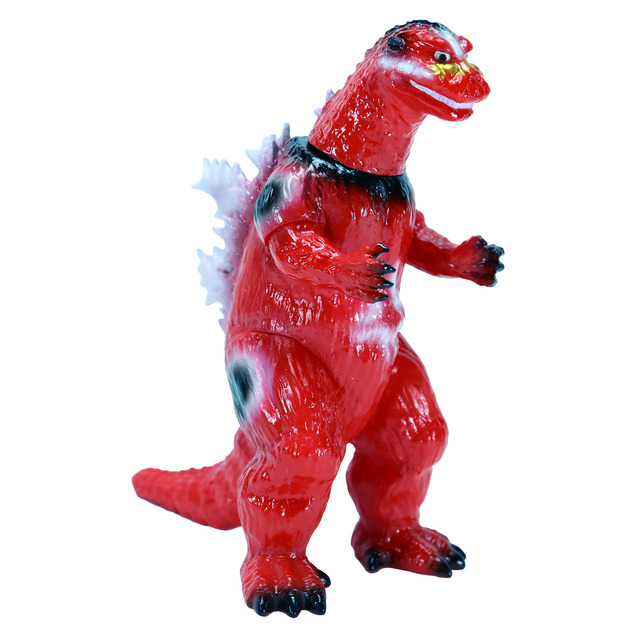 ゴジラ」が福島の郷土玩具・赤べこカラーに！“ヘドラコレクター”怒髪天