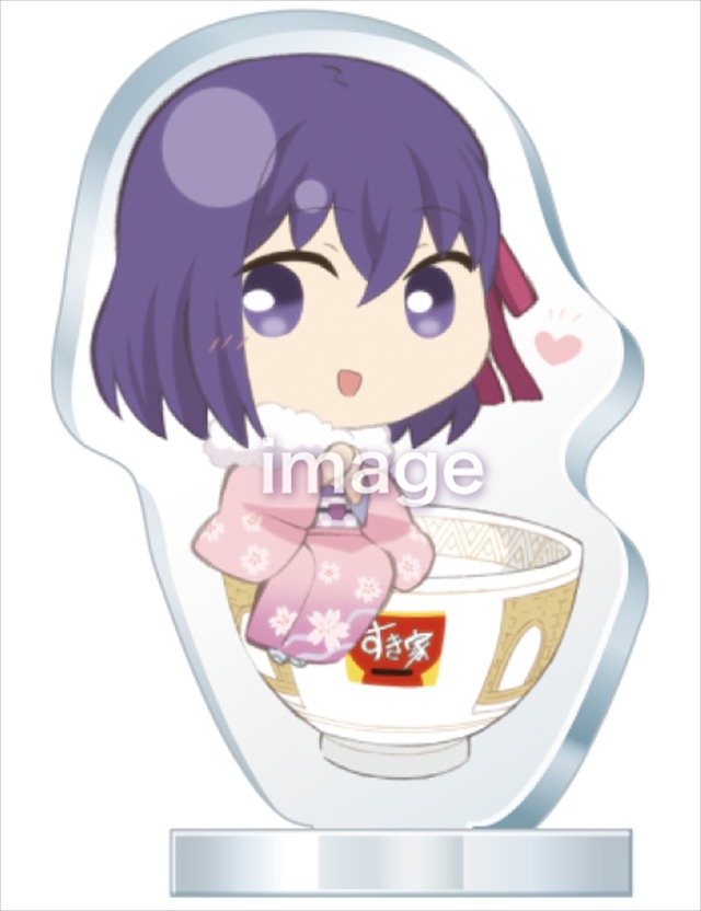 Fate[HF]」すき家とコラボ決定！ 桜、凛、セイバーオルタ描き下ろし