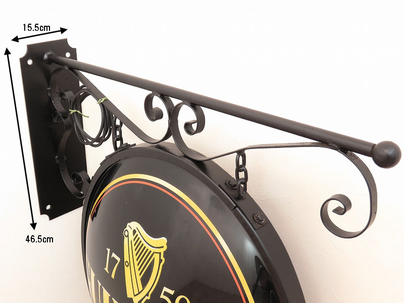 ギネスビール（GUINNESS）のサインボード（外灯の看板）（8月04日