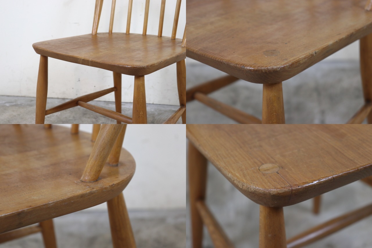 イギリス アーコール社 ercol 50's フープバックチェア（背もたれ6本