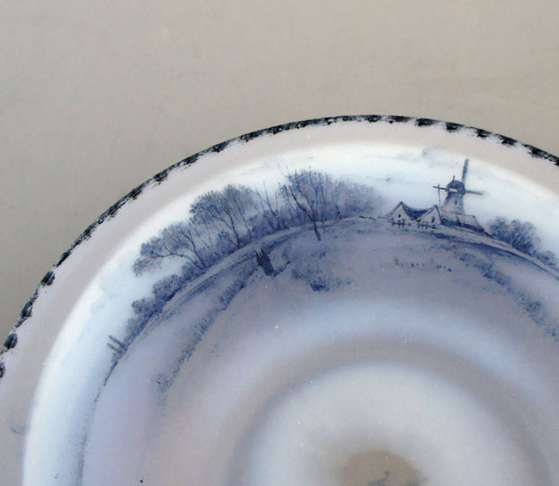 ドーム・ナンシー「オランダ風景 カップ＆ソーサー」《アンティック