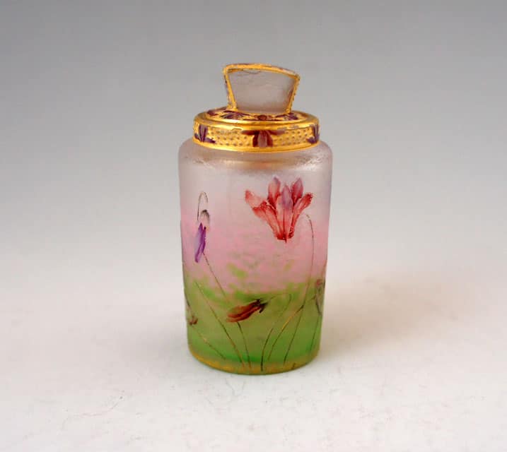 ドーム・ナンシー「シクラメン文 香水瓶」《アンティックかとう》