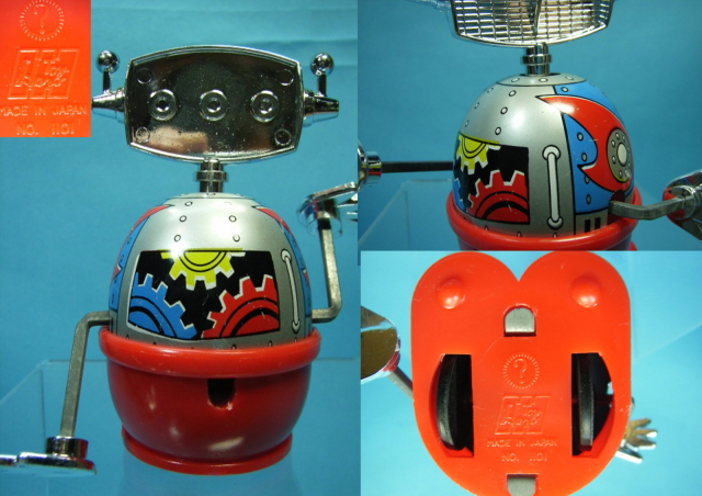 箱無☆ヨコタ YOKOTA ミニロボット ゼンマイ 昭和レトロ 8．5cm