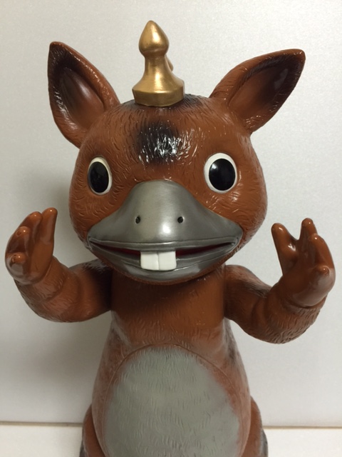 特大☆マルサン 快獣（怪獣） ブースカ ソフビ人形 40．7cm