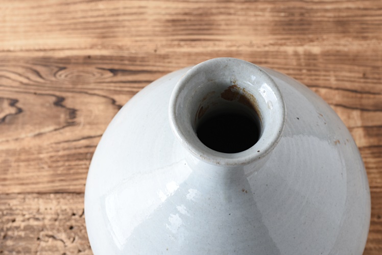 古伊万里 白磁 大徳利 - 生活骨董と古布のアンティークショップ