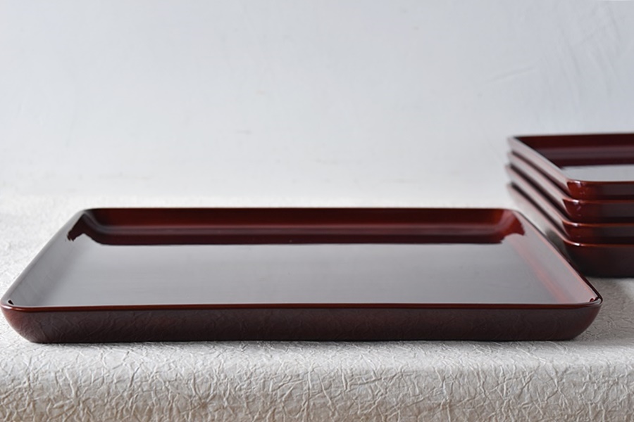 輪島塗 溜塗 会席膳 5客セット - 生活骨董と古布のアンティーク