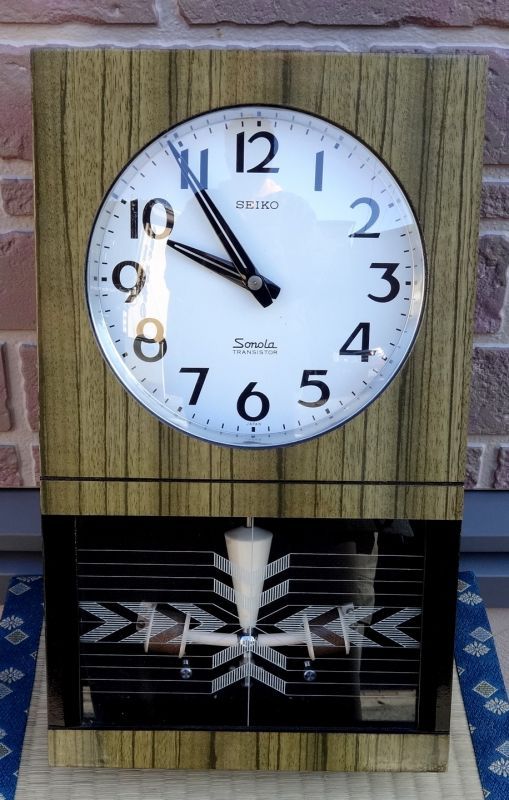 セイコー・ソノーラ【昭和40年代電池式トランジスタ掛け時計