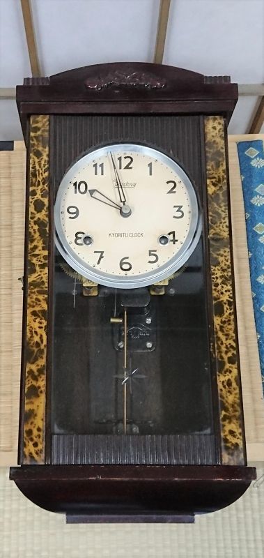 協立時計工業株式会社【KYORITU CLOCK】・昭和中期の宮型八日巻き