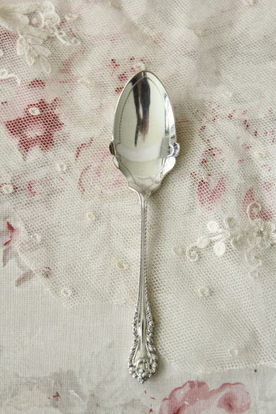 アンティークシルバージャムスプーン イギリス ヴィクトリアン