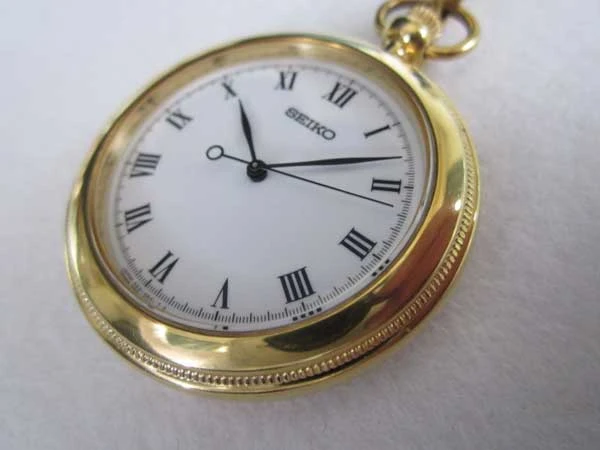 JA-1806| セイコー 5S21-0A31 懐中時計 クオーツ スイープセコンド SEIKO