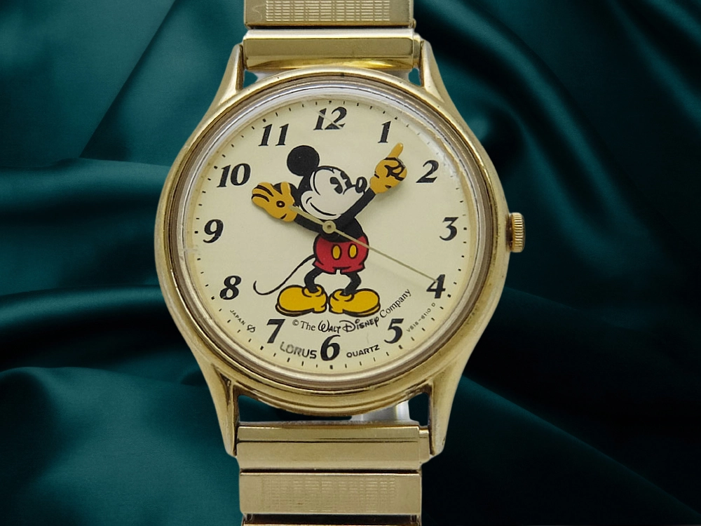 JA-2847| セイコー ローラス V515-6000 GF/SS パイアイ ミッキーマウス