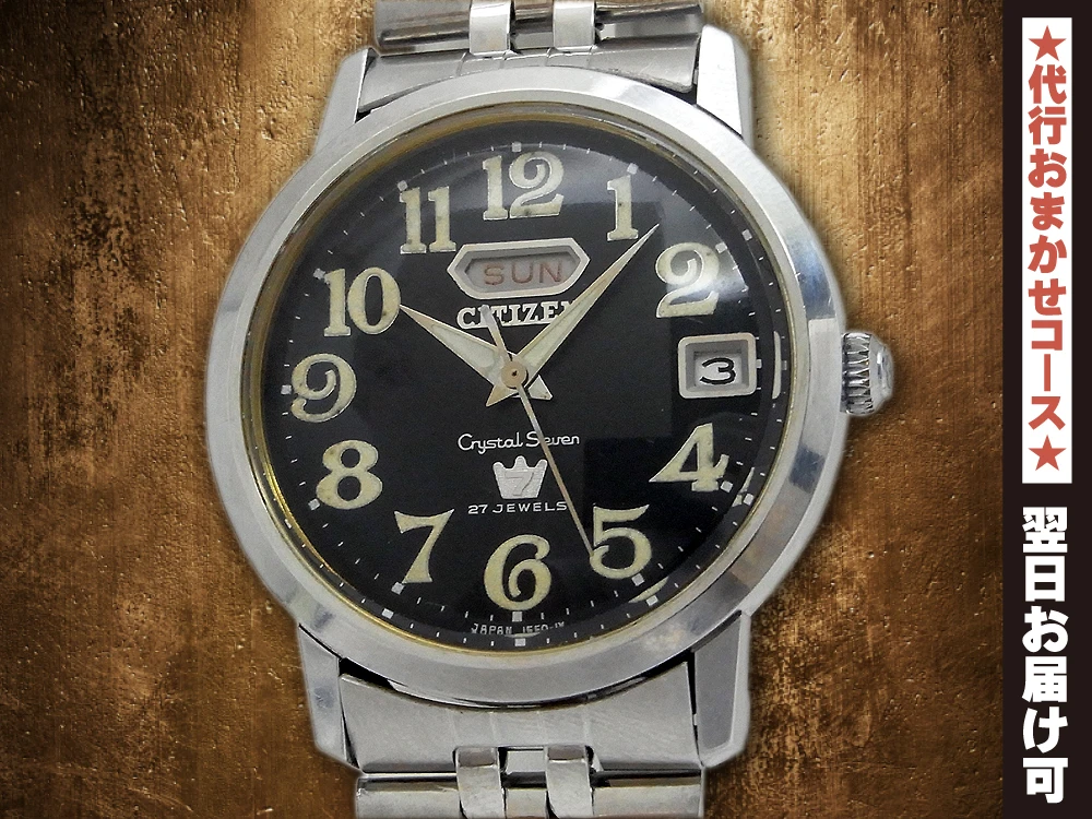 JA-2251| シチズン クリスタルセブン デイデイト 27石 ACSS-3012Y SS