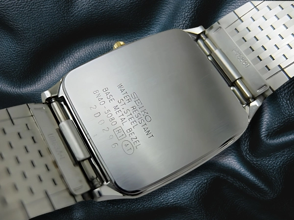 JA-3053| セイコー ドルチェ 8N40-5080 GF/SS スクエアコンビ