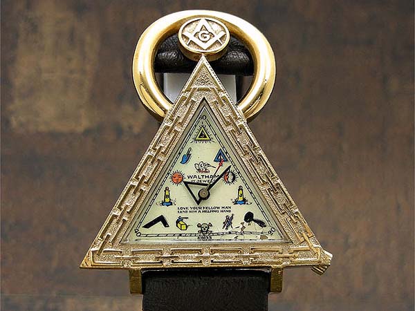 ウォルサム 希少フリーメーソン トライアングルウォッチ 格安提供品