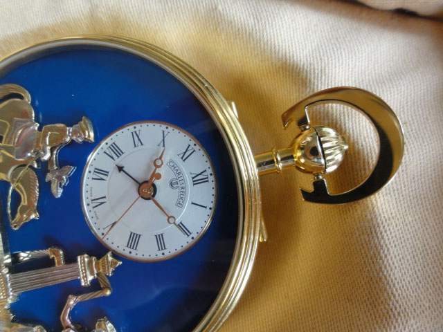 リュージュ Reuge 高級オルゴール付からくり懐中時計 手巻き | アン