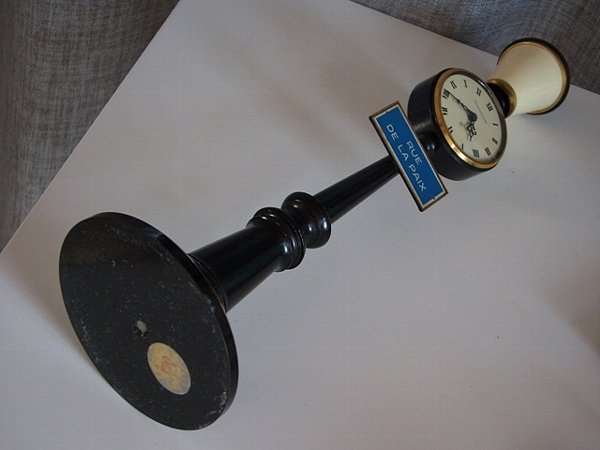 ジャガー・ルクルト 街灯型 置時計 8日巻き クロック Rue.de.la.Paix