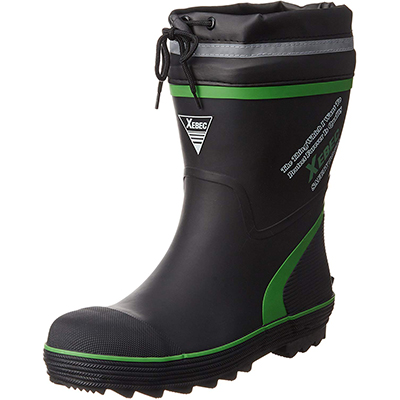 ジーベック 安全長靴 85711 グリーン スチール先芯 - 安全靴・作業着の