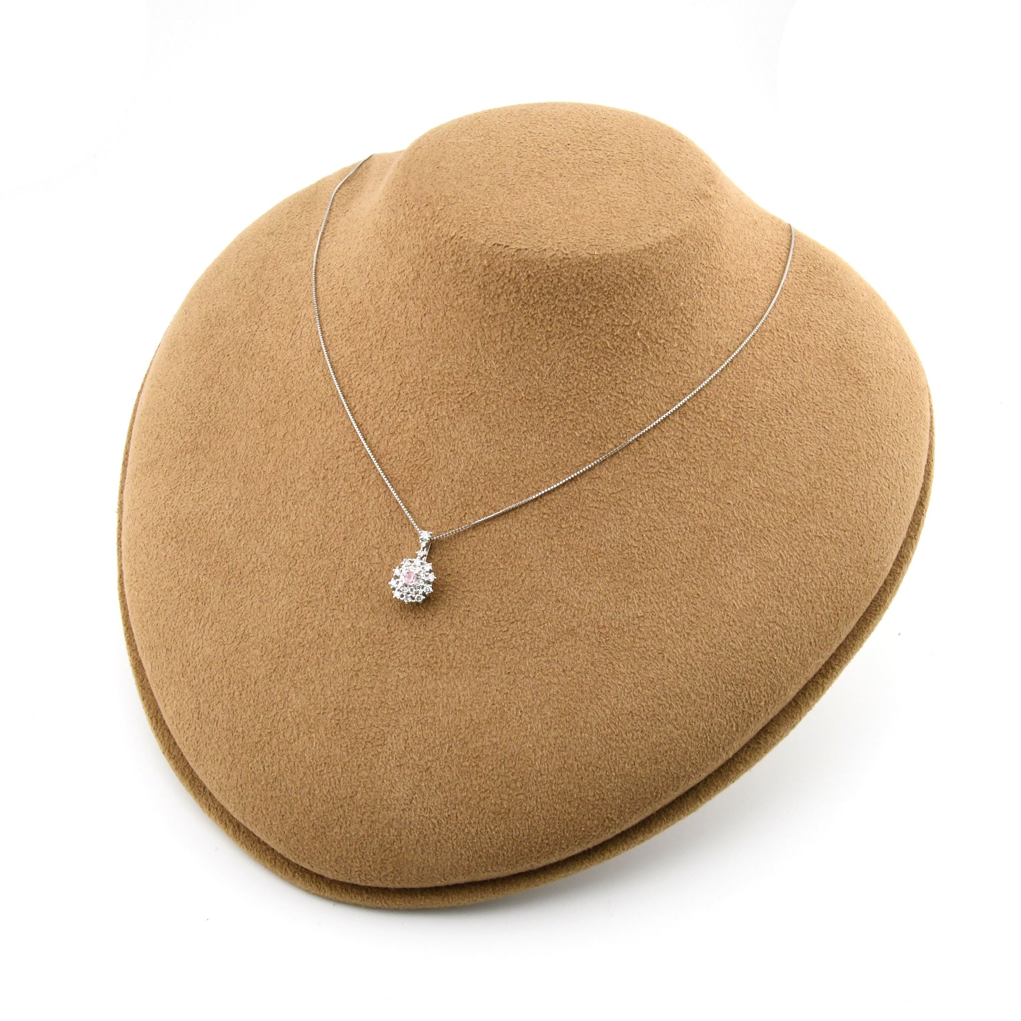 ピンクダイヤモンド ネックレス FANCY PURPLISH PINK ダイヤ Pt950