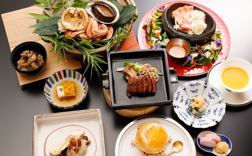 料理】藤三旅館・別邸 鉛温泉 心の刻 十三月 | 露天風呂付き客室の宿