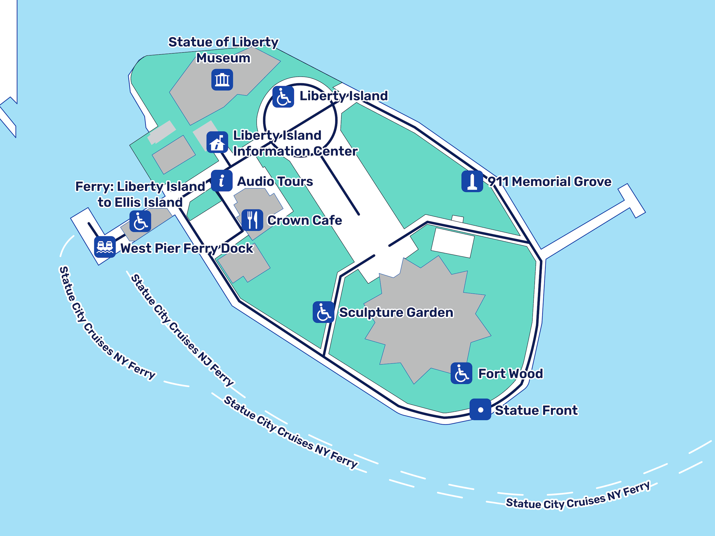 スタチュー・クルーズ-シティ・エクスペリエンス™へのアクセス