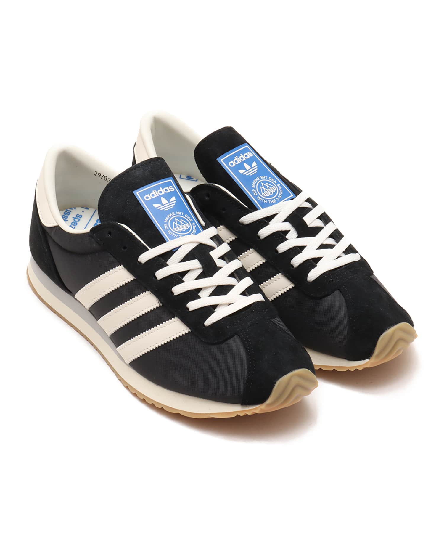 adidas PAMPANGA SPZL CORE BLACK/CHARK WHITE/OFF WHITE（アディダス