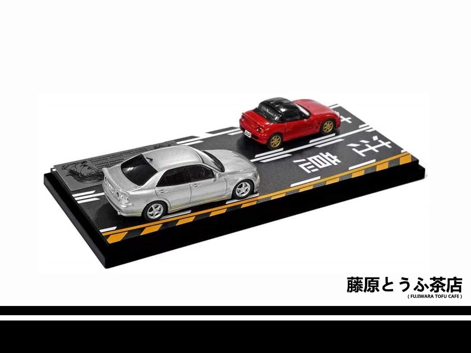 1:64 Suzuki Cappuccino EA11R & Lexus Altezza SXE10 Diecast Model