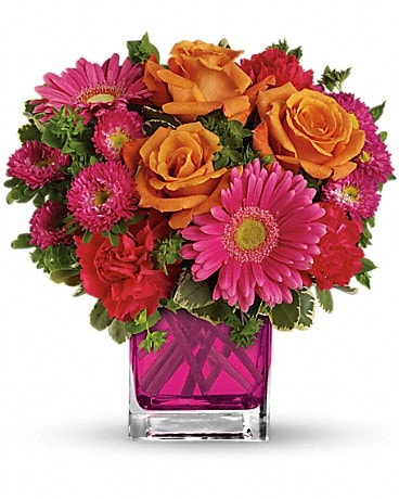 Teleflora's Turn Up The Pink Bouquet(TEV33-1A) in Chicago IL