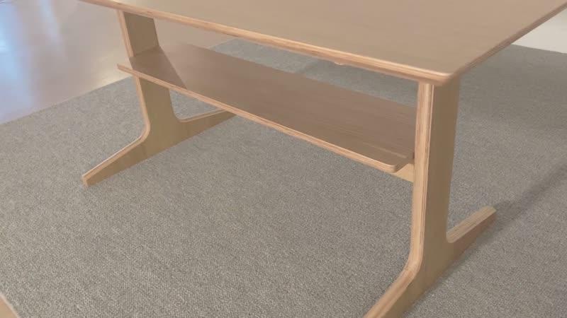 リビングでもダイニングでもつかえるテーブル・4・オーク材 | 無印良品