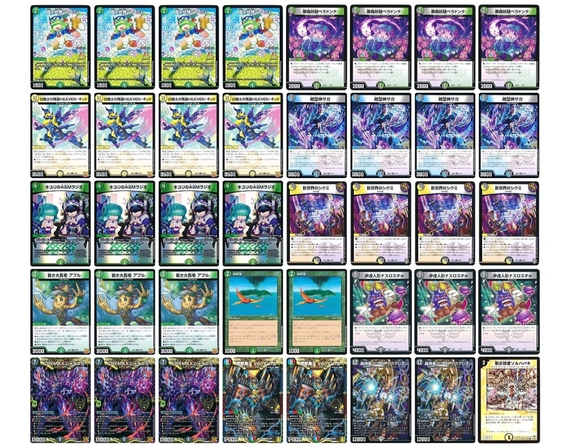 変則サガデッキ選手権 -デッキ基盤×20種-｜けっしー