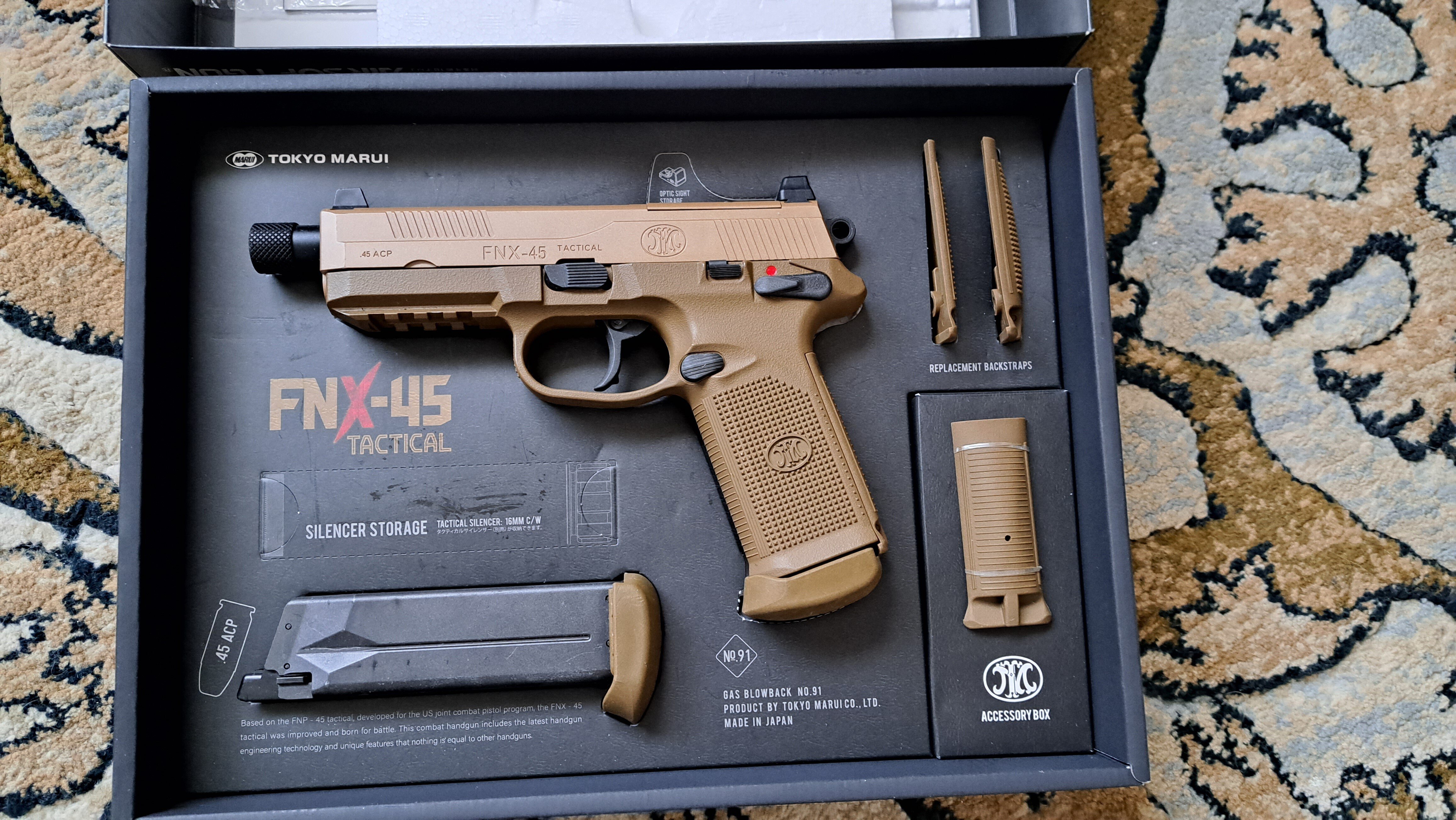 マルイ FNH FNX-45 Tactical れびゅ｜郭公