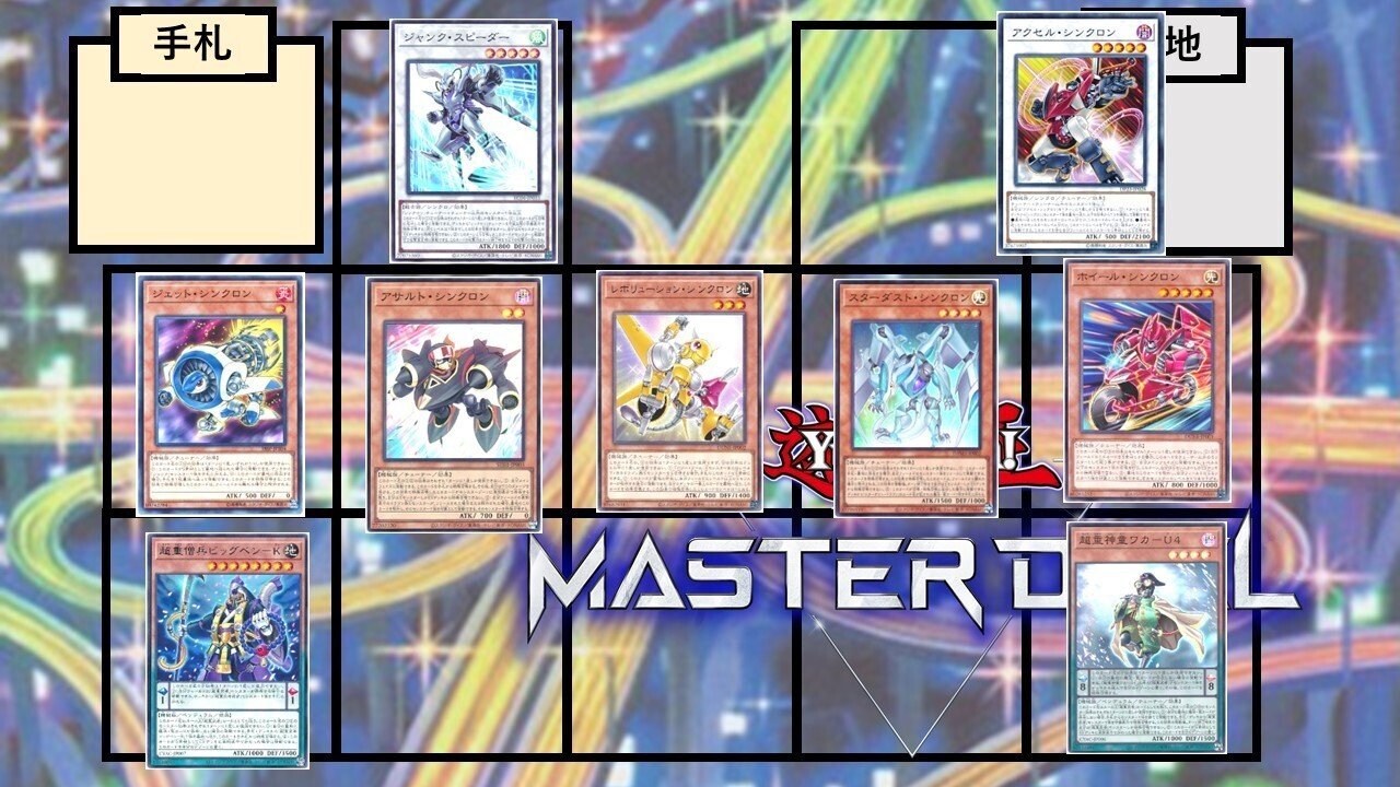 空前絶後の超絶展開！！！超重勇者シンクロン展開【遊戯王マスター