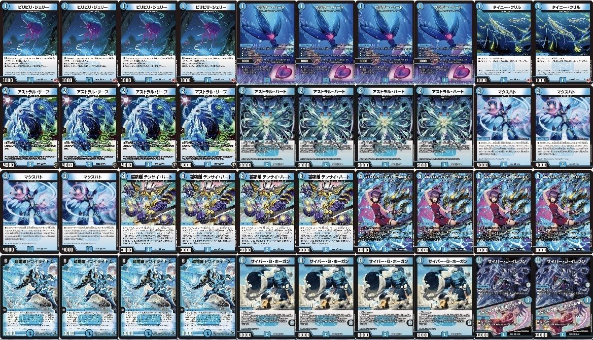 青単サイバー デッキ 調整パーツ、3重スリーブ付 青単サイバー デッキ