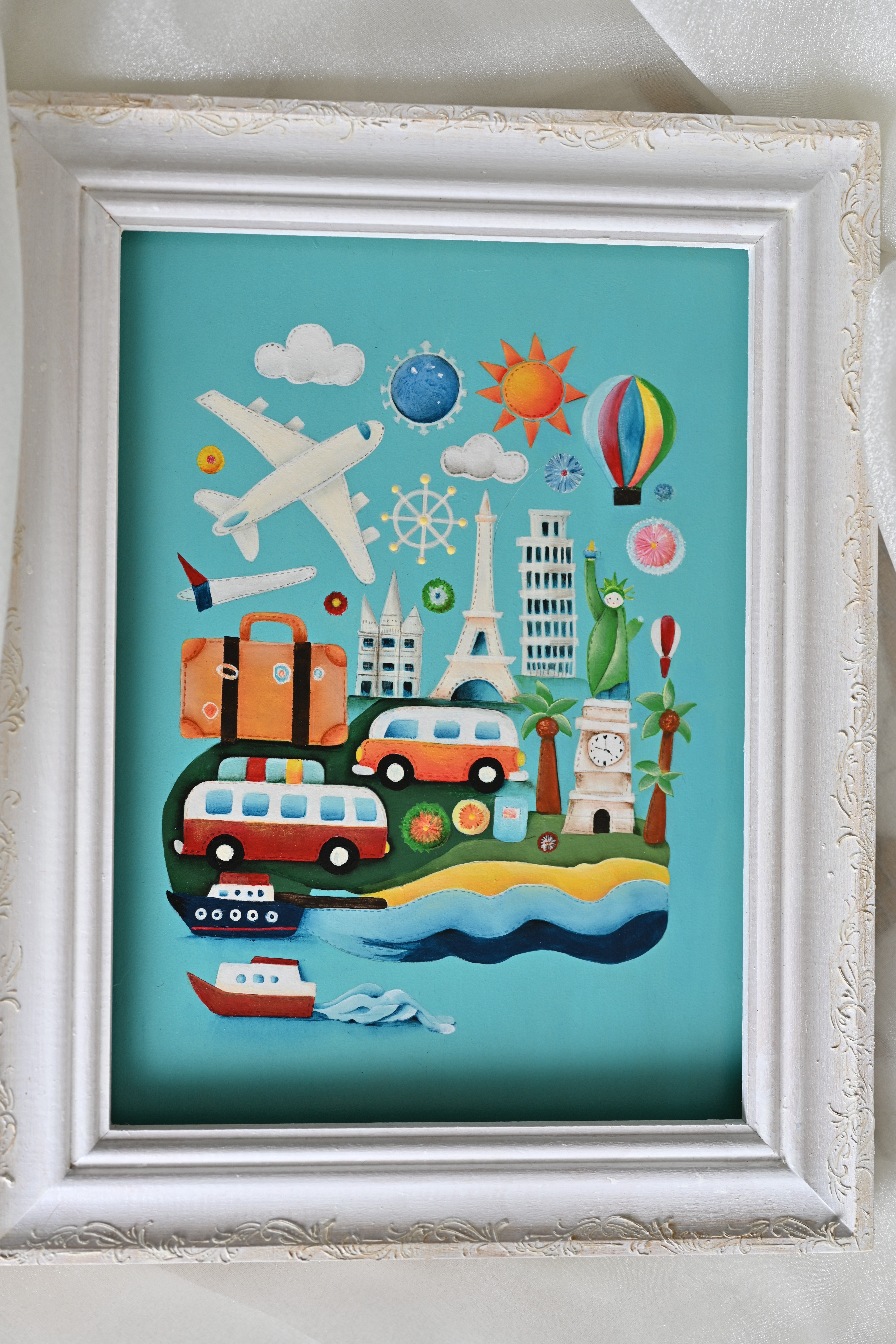 世界を感じる、子ども部屋のためのトールペイント ｜tolepainting_ten