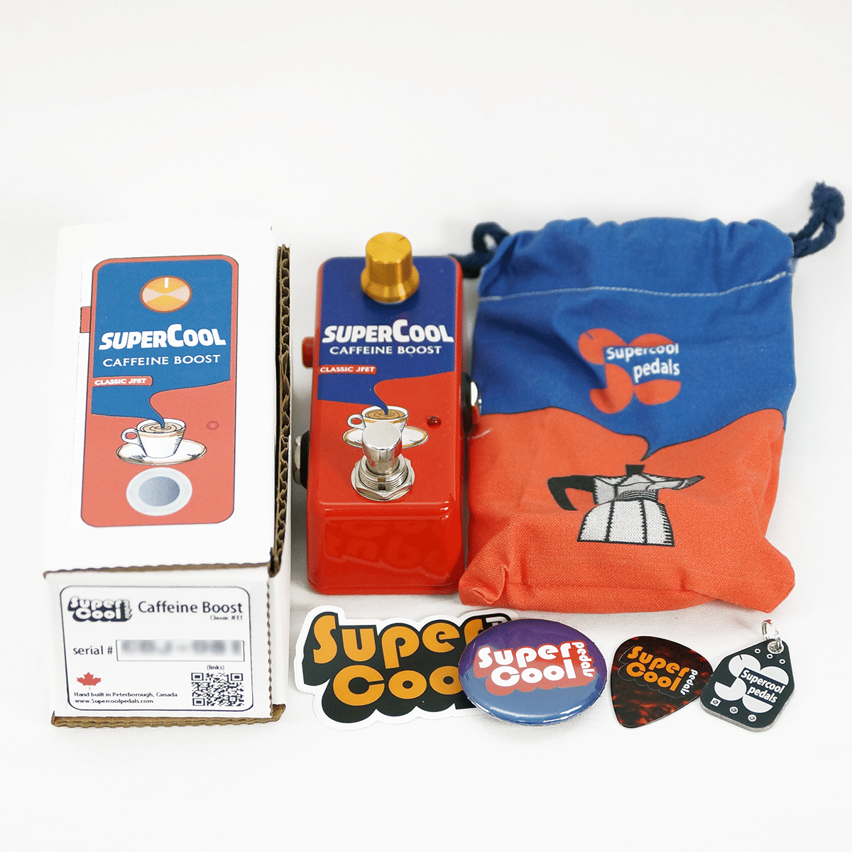 Supercool Pedals】超シンプルで多機能なブースター「Caffeine Boost