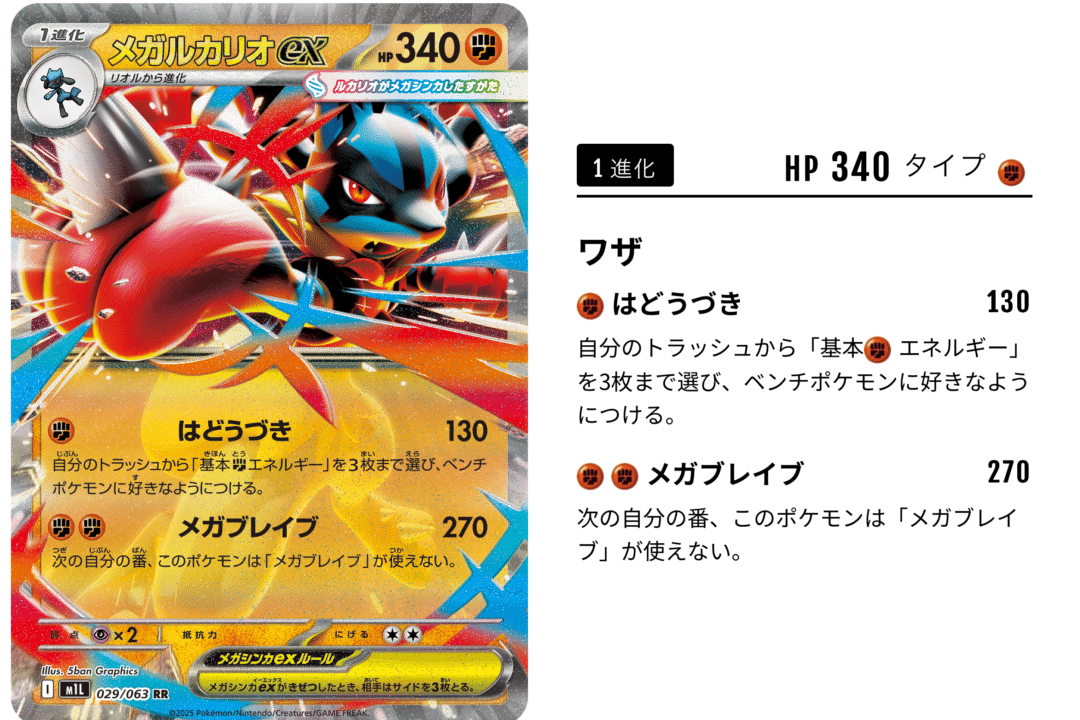 メガルカリオexデッキ紹介&構築考察｜むっか