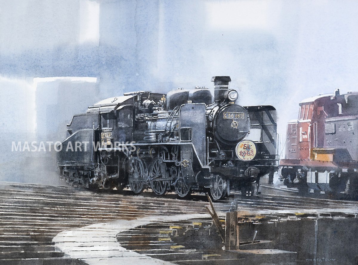 SLとか機関車とか、あまり詳しくないのですが・・・描くのは好きです