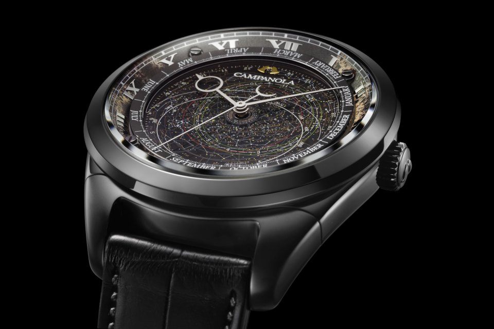 シチズン『カンパノラ』コスモサイン、 真夜中の星空と漆⿊の宇宙を