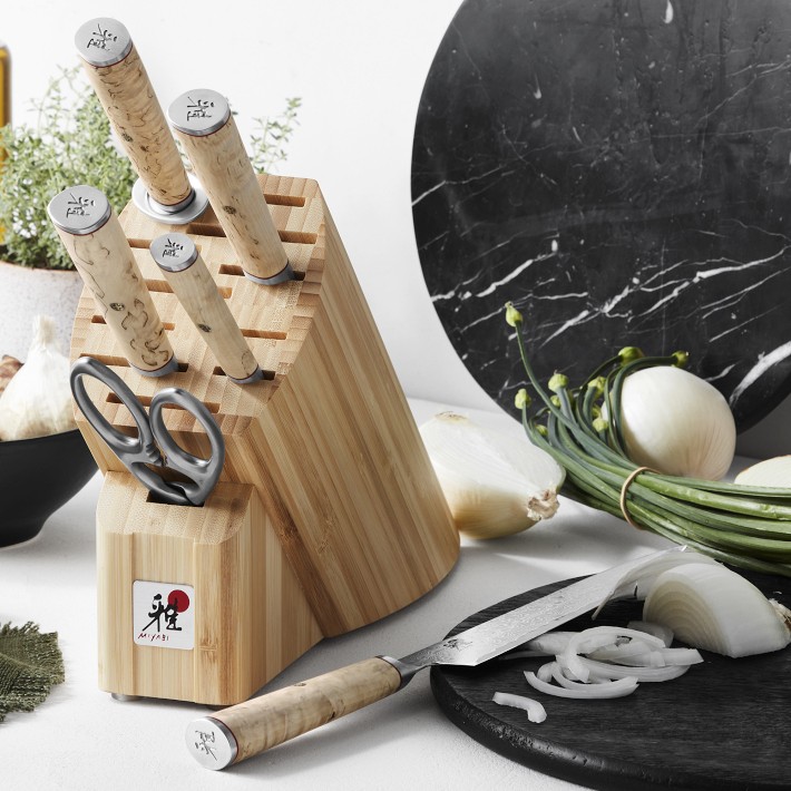 Miyabi Birchwood Knife Block Set, 7-Piece | Williams Sonoma