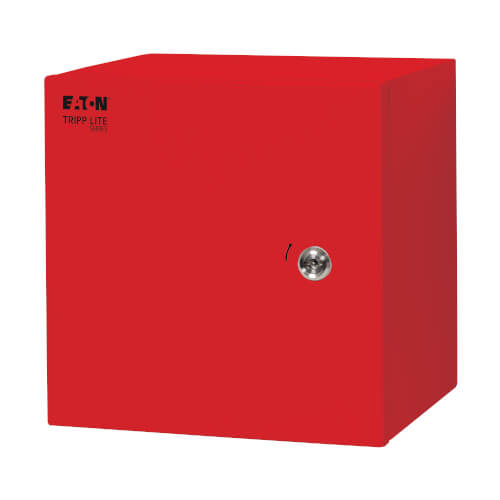 SmartRack Outdoor Enclosure, NEMA 4, Medium, Red | Eaton