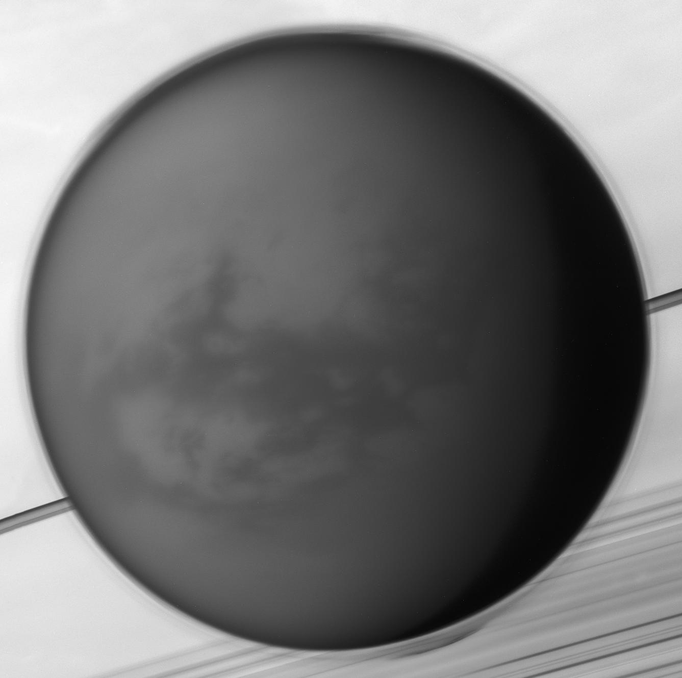 APOD: 2022 May 27 - Titan: Moon over Saturn