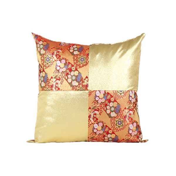 中綿付きおしゃれ和風 クッション 83×83｜メガクッション 西陣