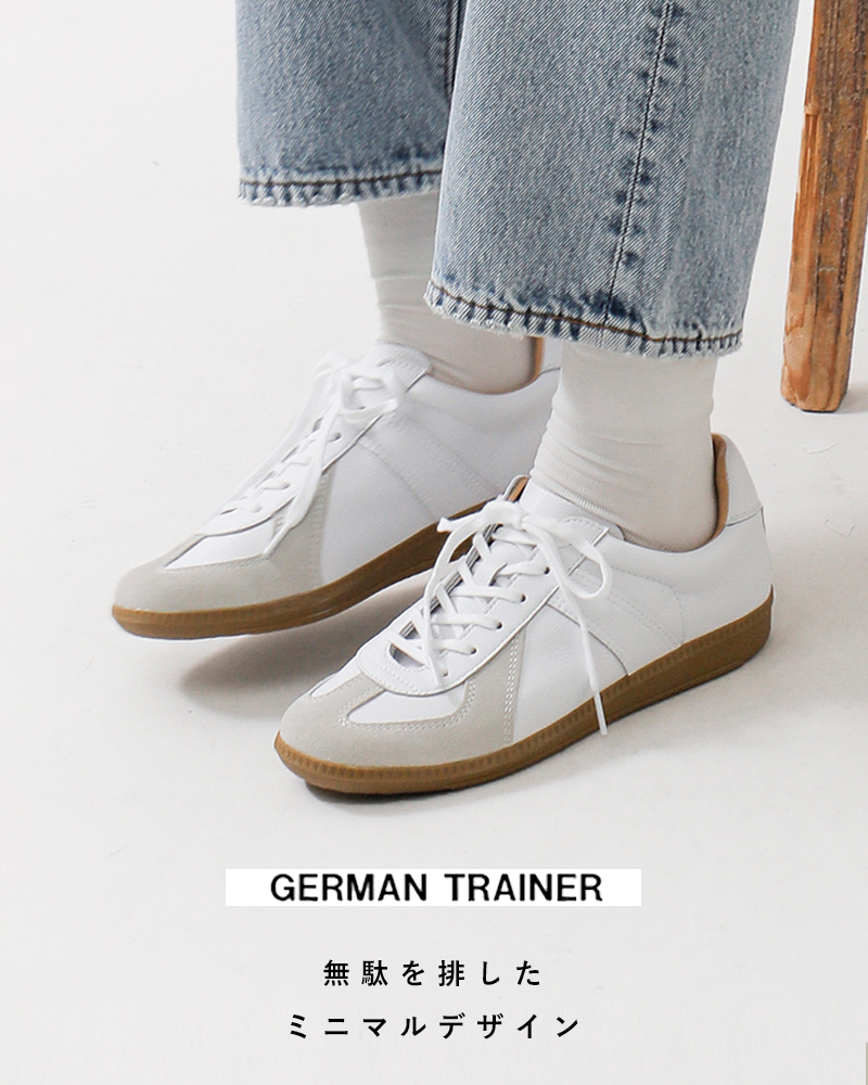 GERMAN TRAINER ジャーマントレーナー アクションレザー×スエード