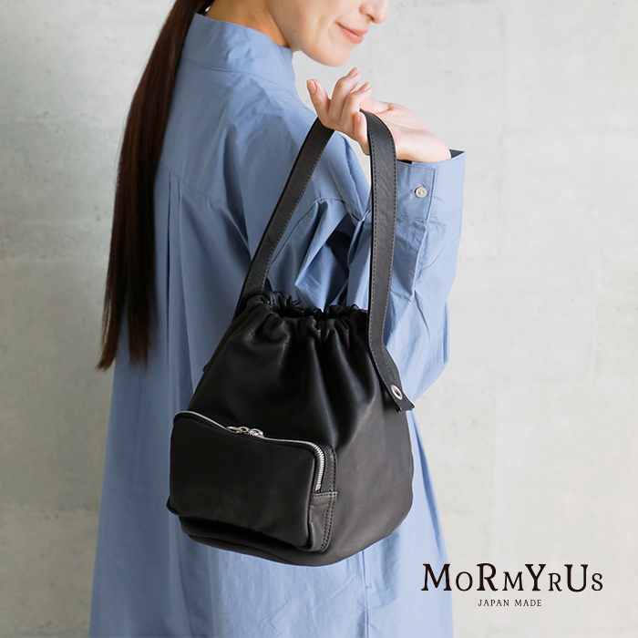 mormyrus モルミルス レザー ジップポケット ショルダー バッグ m170